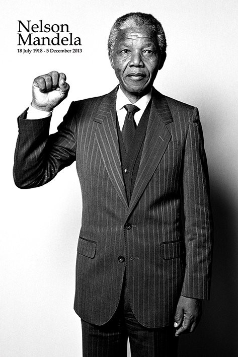 Poster Nelson Mandella - salute