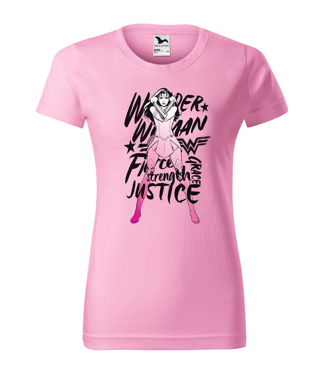 Μπλουζάκι Wonder Woman - Fierce, Strenght, Grace, Justice