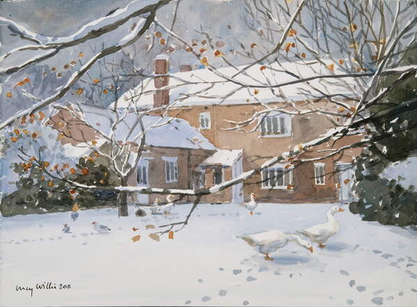 Плакат Farmhouse in the Snow, 2011