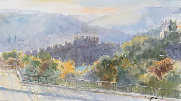 Плакат Hills Beyond the City, Sunrise, Jerusalem, 2019