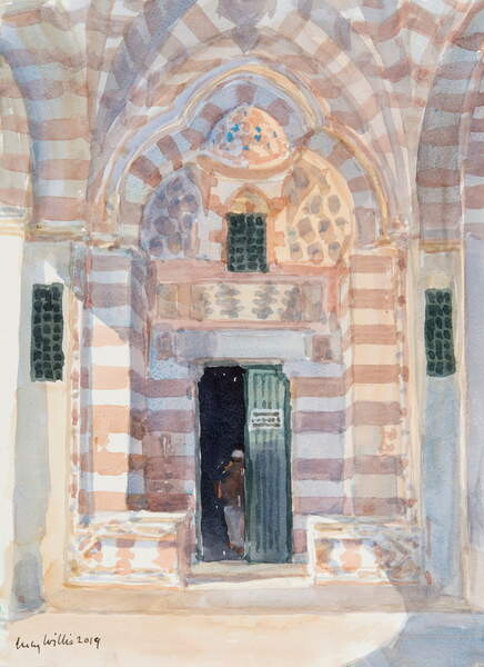 Плакат Shaded Entrance, The Temple Mount, Jerusalem, 2019