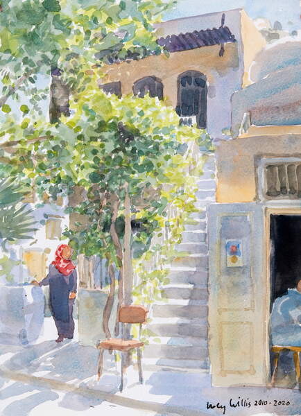 Плакат Steps by The Citadel, Aleppo, Syria, 2019