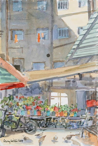 Плакат Orange Dusters Drying, Mahane Yehuda, Jerusalem, 2019