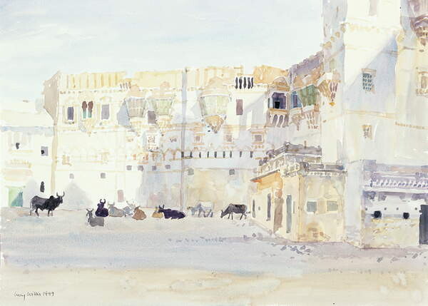 Принти на полотні Evening at the Palace, Bhuj, 1999