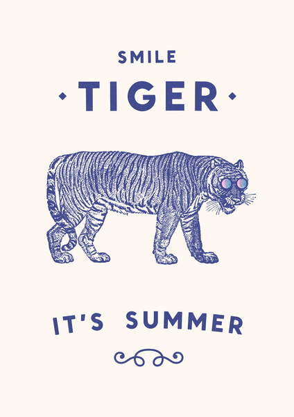 Плакат Smile Tiger, 2020