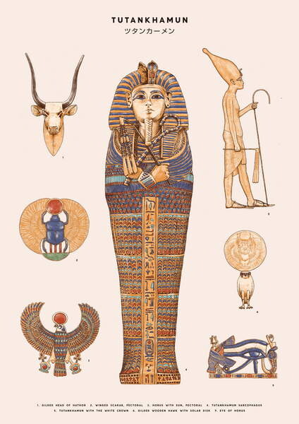 Принти на полотні Tutankhamun, 2020