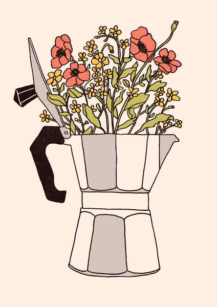 Плакат Moka Flowers, 2019
