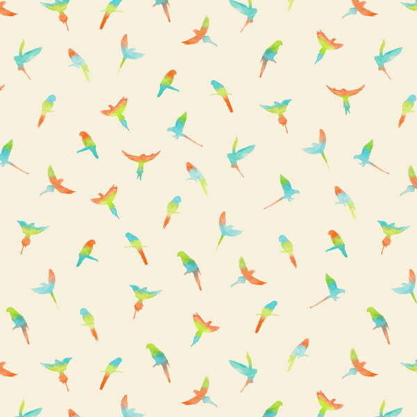 Плакат Parrots - pattern, 2020