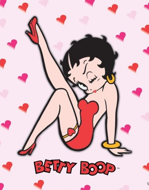 Плакат BETTY BOOP - leg