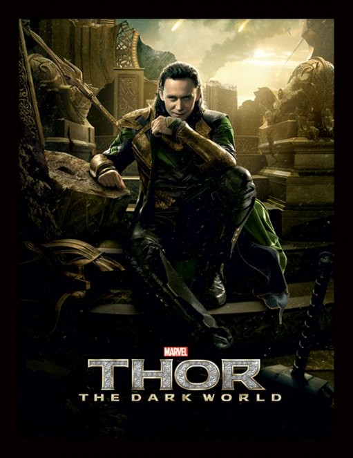 Poster emoldurado THOR 2 - loki