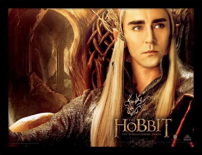 Κορνιζαρισμένη αφίσα DER HOBBIT: SMAUGS EINÖDE - thranduil