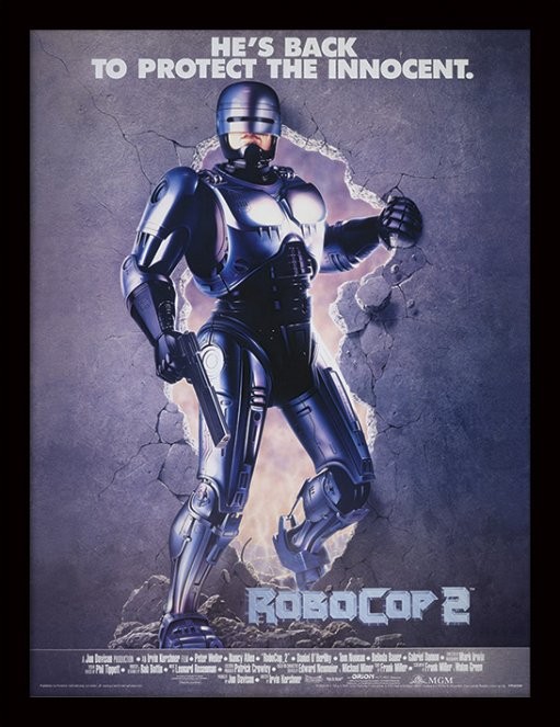 Kehystetty juliste ROBOCOP 2 - 1990 one sheet