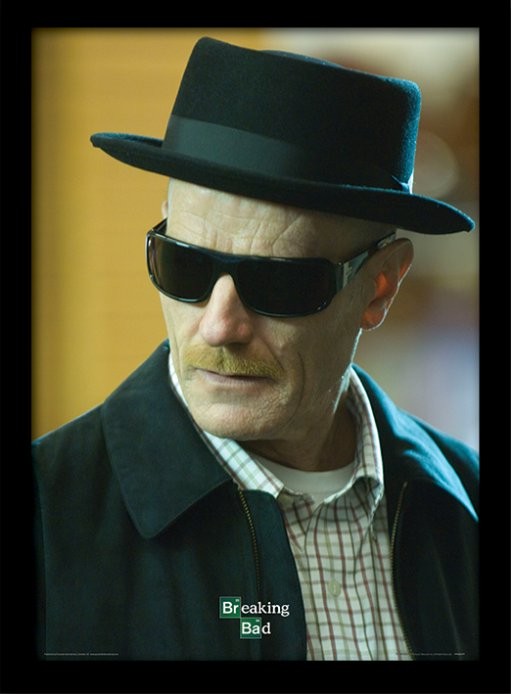 Framed poster BREAKING BAD - heisenberg