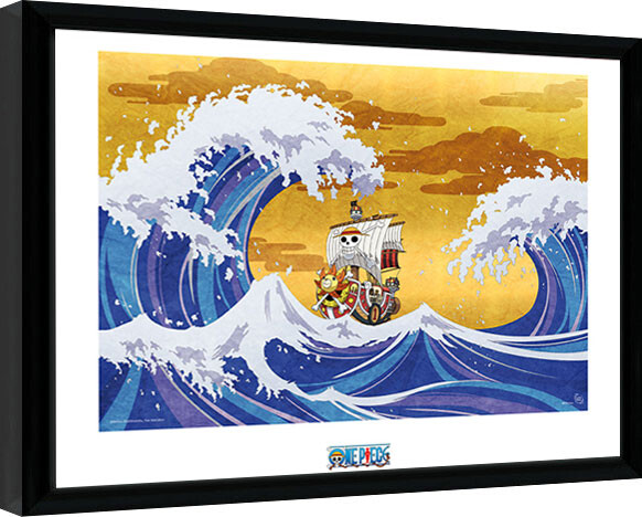 Poster emoldurado One Piece - Thousand Sunny