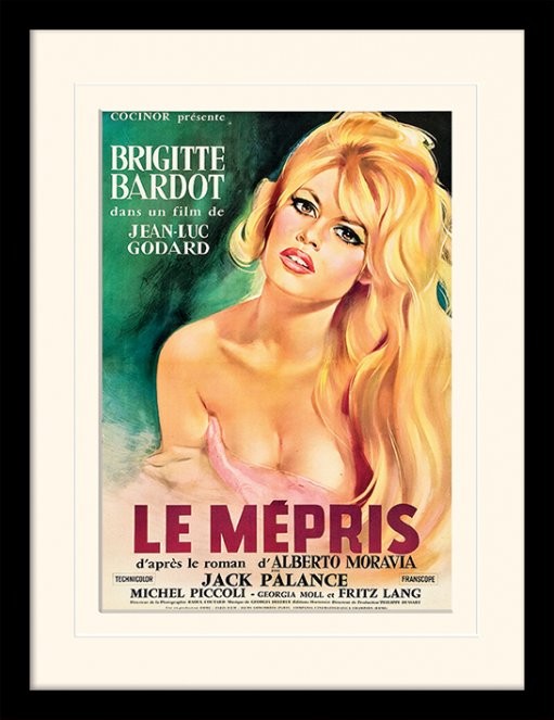 Framed poster LE MÉPRIS - brigette bardot