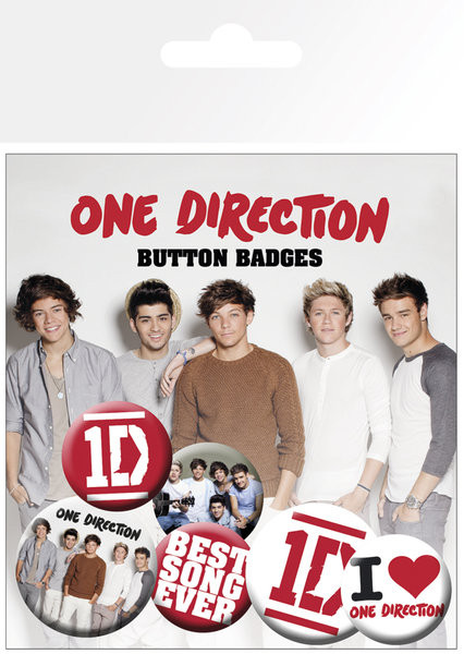 Badge set ONE DIRECTION - best song