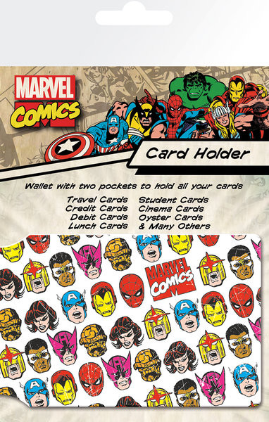 Θήκη καρτών MARVEL - faces