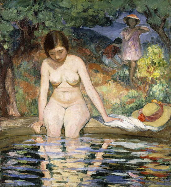 Плакат Bather; Baigneuse, 1910