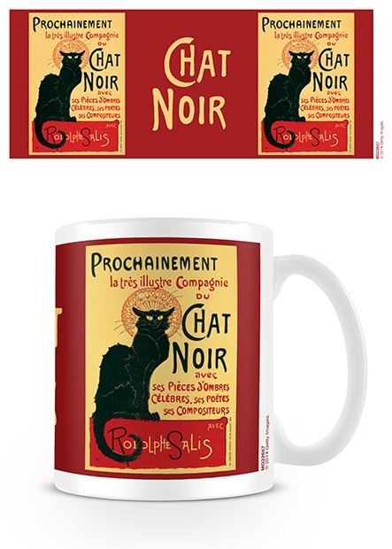 Skodelica Le Chat noir