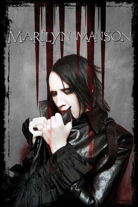 Плакат Marylin Manson - blood