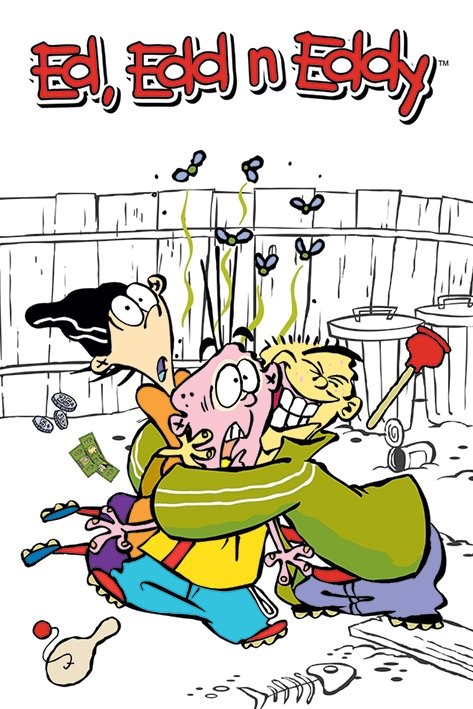 Плакат ED,EDD N EDDY - group hug