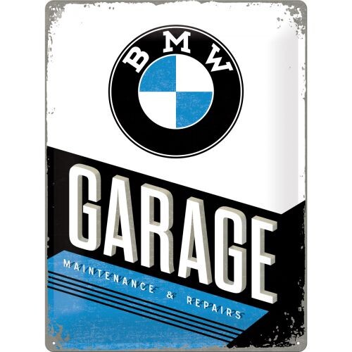Metallikyltti BMW - Garage