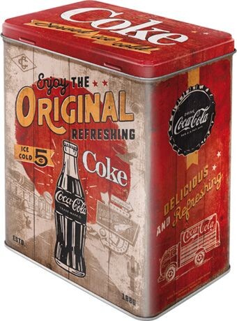 Κουτί από κασσίτερο Coca-Cola - Original Coke - Route 66
