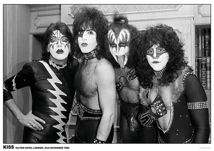 Плакат Kiss - Hilton Hotel London 1982