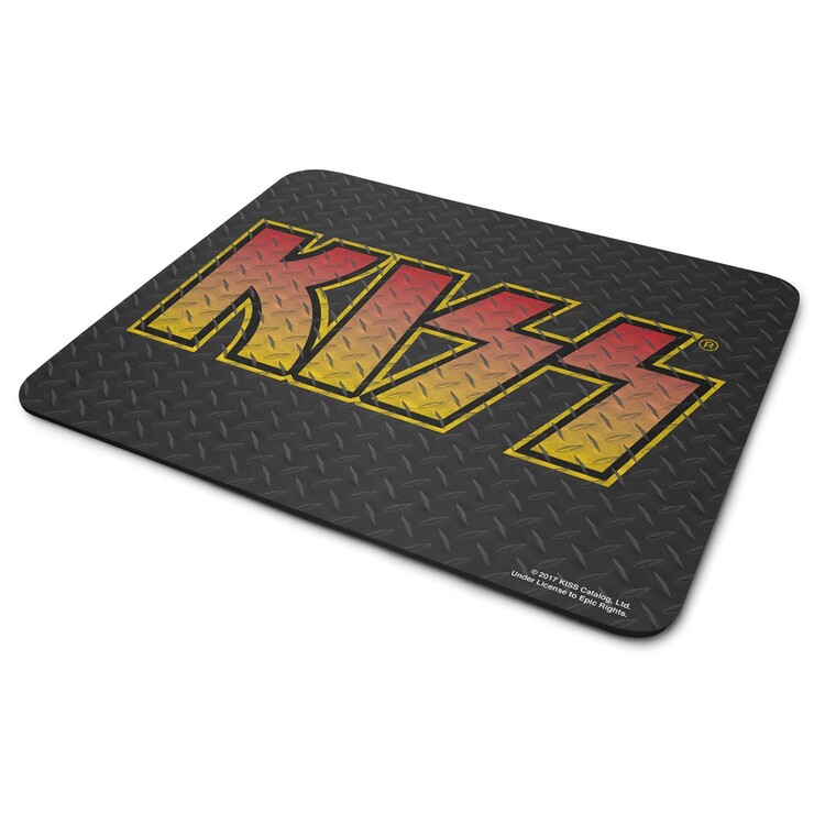 Mouse pad Kiss - Diamond Plate Logo