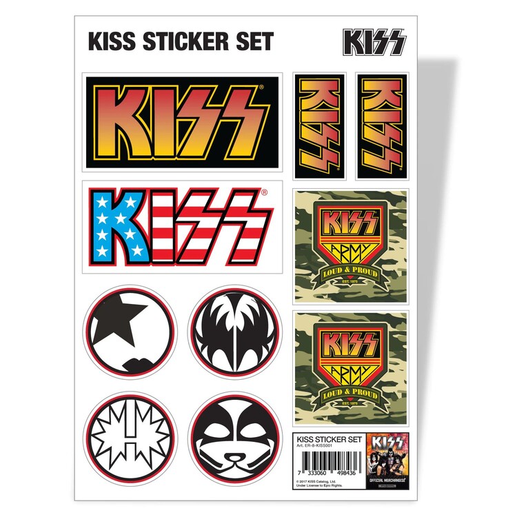 Αυτοκόλλητα Kiss - Icons & Logos