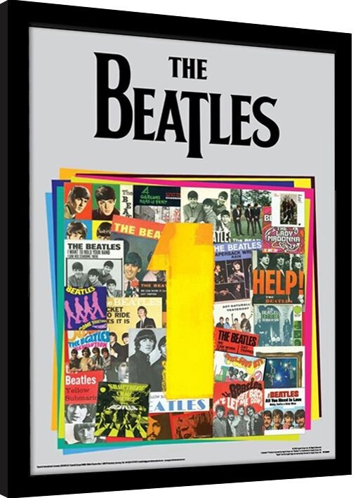 Κορνιζαρισμένη αφίσα The Beatles - Albums
