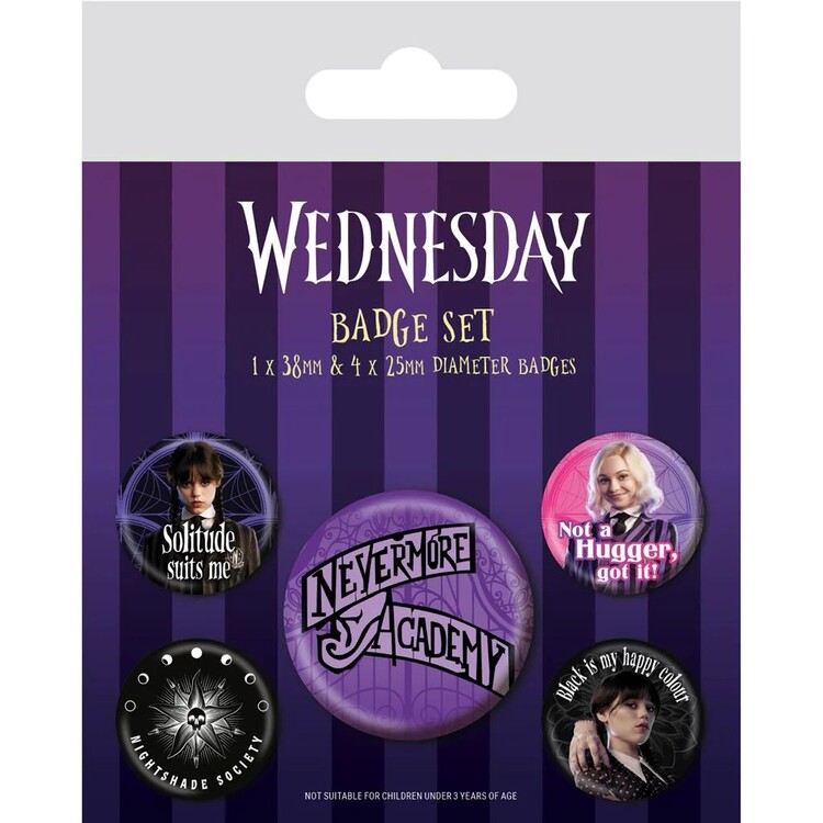 Merkkisetti Wednesday - Nevermore
