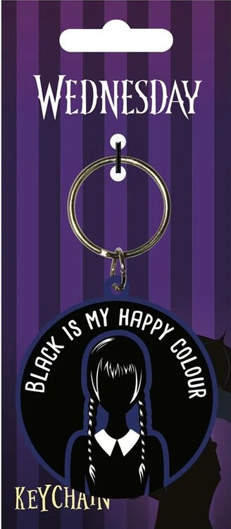 Μπρελόκ Wednesday - Black Is My Happy Colour