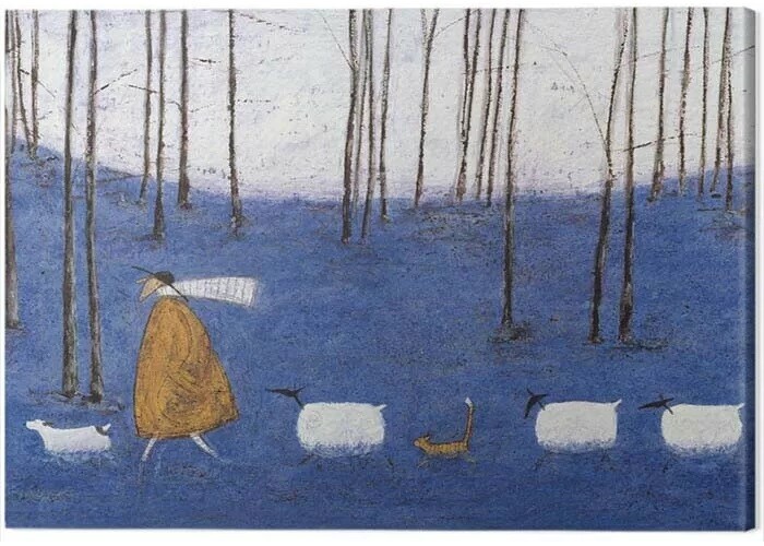 Принти на полотні Sam Toft - Tiptoe Through the BlueBells