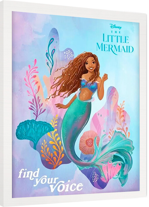 Κορνιζαρισμένη αφίσα The Little Mermaid: Live Action - Find Your Voice