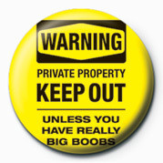 Merkki WARNING SIGN - BOOBS