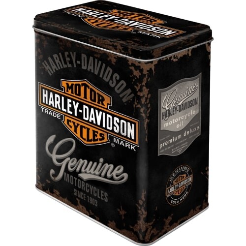 Lata de folha Harley-Davidson - Genuine
