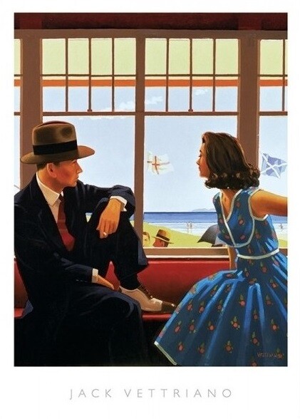 Jack Vettriano - Edith and the kingpin Картина