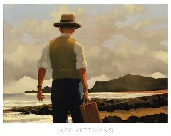 Художествен печат Jack Vettriano - The Drifter Poster