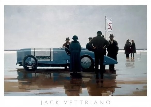 Художествен печат Jack Vettriano - Pendine Beach