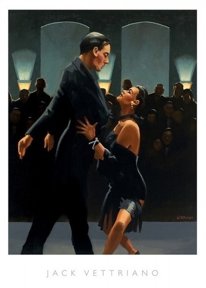 Jack Vettriano - Rumba In Black Картина