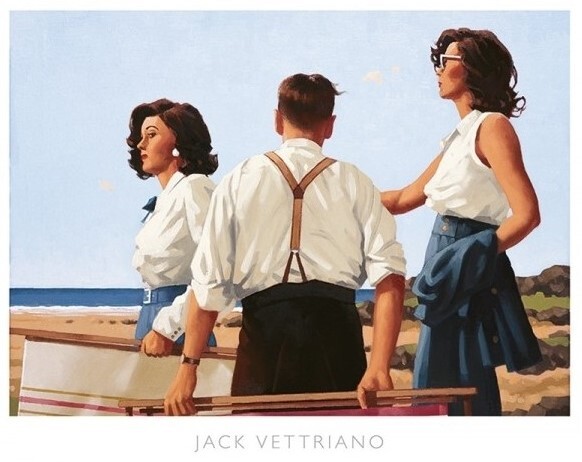 Jack Vettriano - Young Hearts Картина