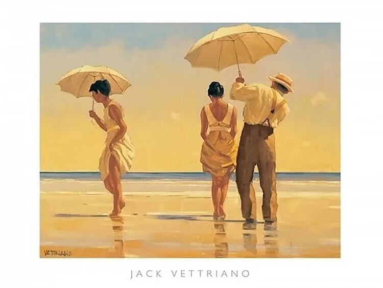 Художествен печат Jack Vettriano - Mad Dogs