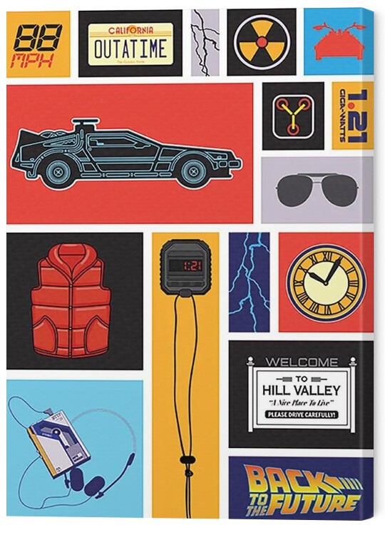Картината върху платно Back to the Future - Collection