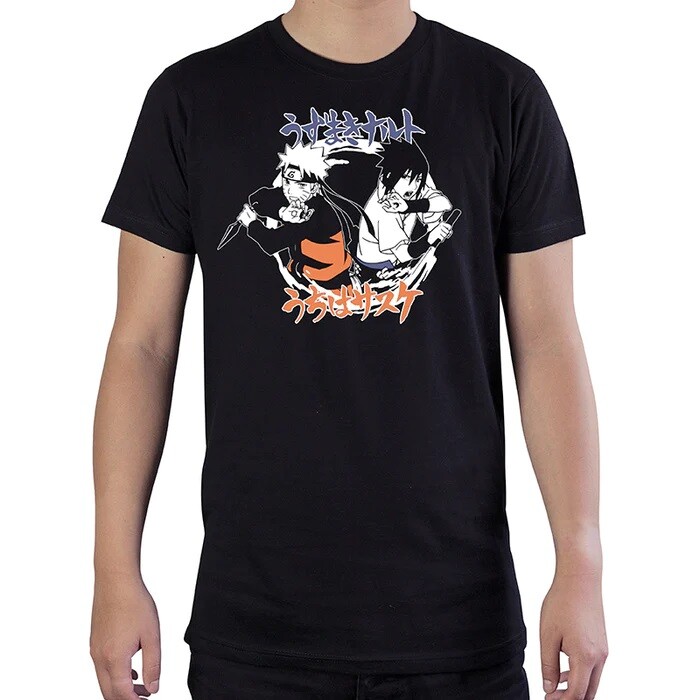 Тениска Naruto Shippuden - Naruto & Sasuke