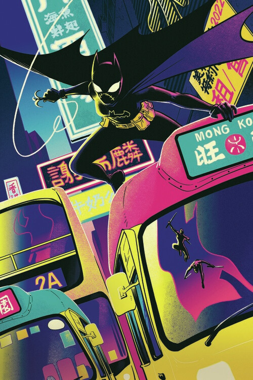 Плакат Catwoman - Retro Art