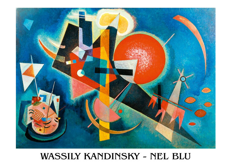 Художествен печат Kandinsky - Nel Blu