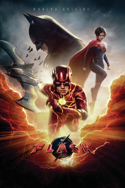 Плакат The Flash - Batman and Supergirl
