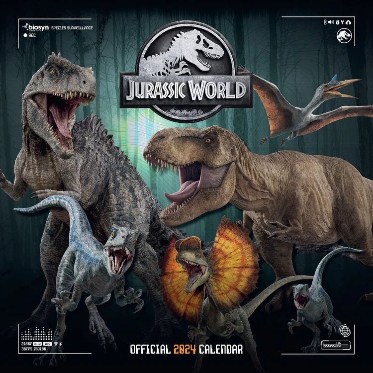 Ημερολόγιο 2027 Jurassic World