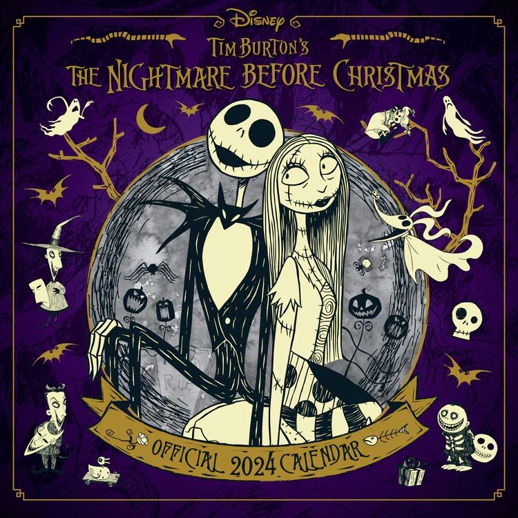 Calendário 2027 Nightmare Before Christmas